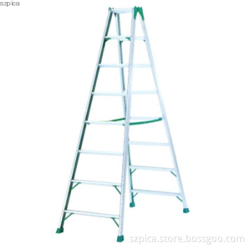 Aluminum A frame folding ladder